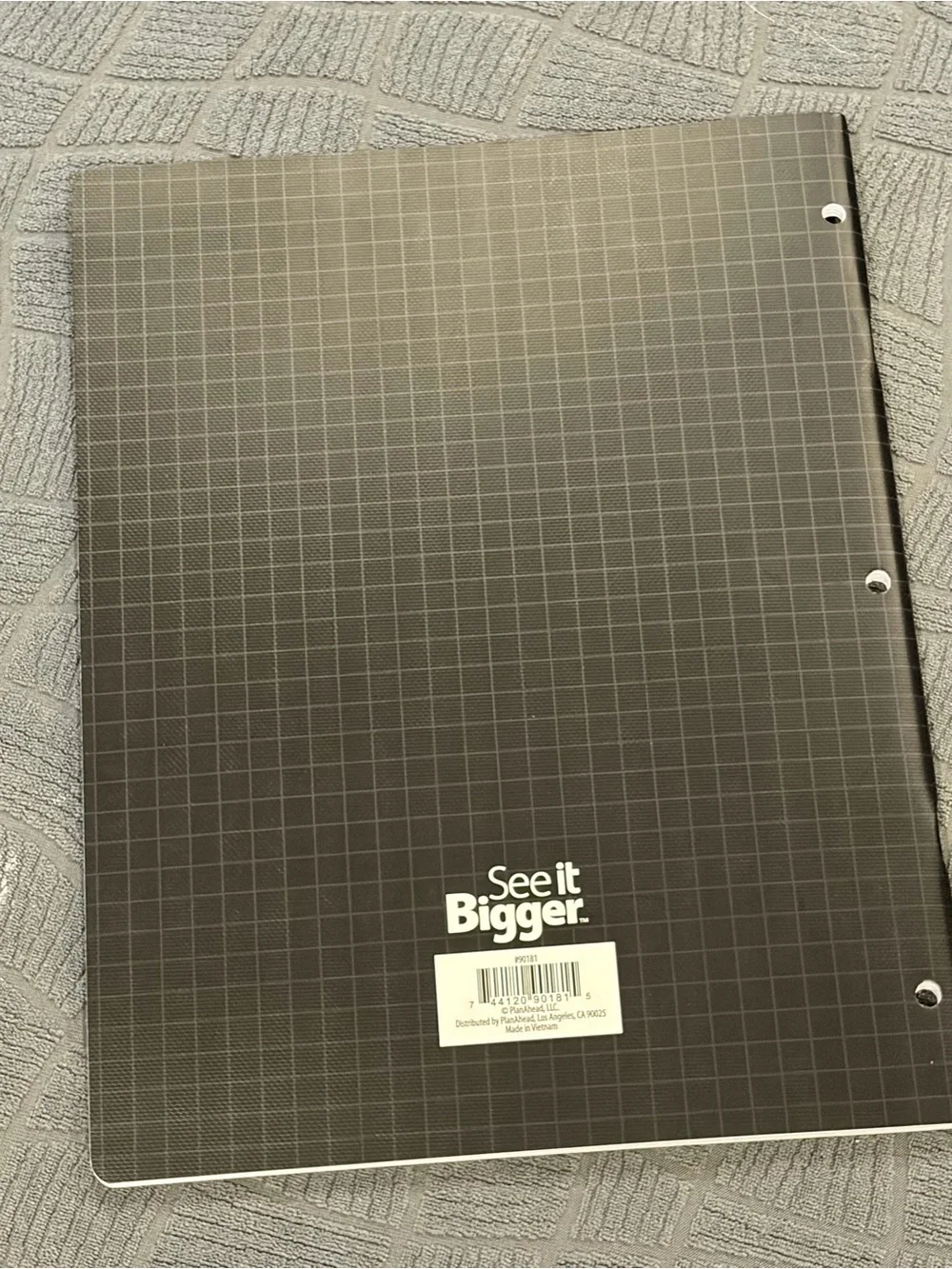 2026-2027 Monthly Planner - Black